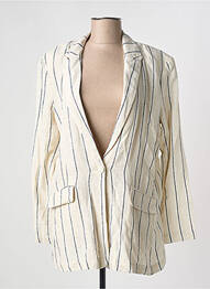 Jachete casual guler tip costum bej ICHI femeie