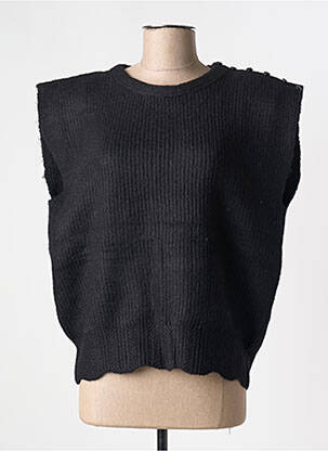 Pulover negru ICHI femeie