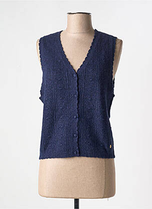 Vestă fără mâneci albastru LA PETITE ETOILE femeie