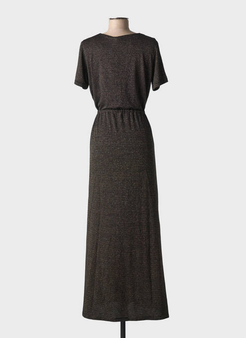 Rochie lungă mâneci scurte mâneci scurte negru PIECES femme