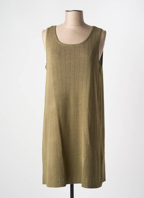 Rochie midi fără mâneci fără mâneci verde PIECES femme