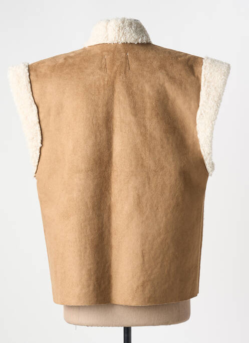 Jachete casual țesătură suedină bej ICHI femme