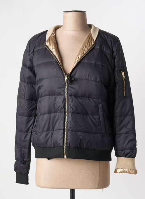 Geacă matlasată mâneci lungi fără glugă negru LA PETITE ETOILE femme