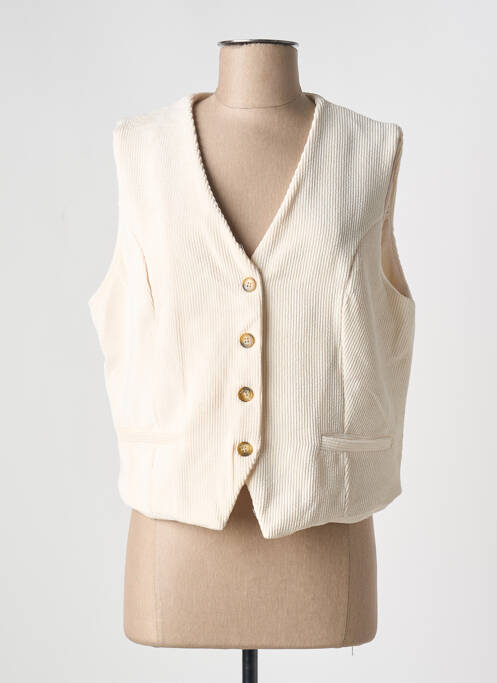 Vestă fără mâneci bej PAKO LITTO femeie