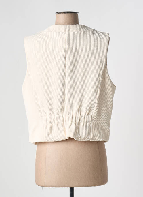 Vestă fără mâneci bej PAKO LITTO femeie