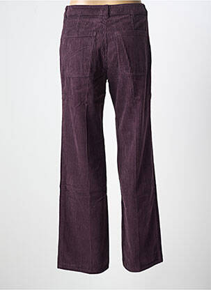 Pantalon evazat elasticitate talie înaltă violet LABDIP femeie