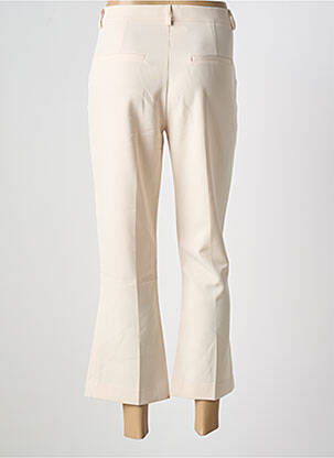 Pantalon 7/8 talie cu cleme mărime normală bej ICHI femeie