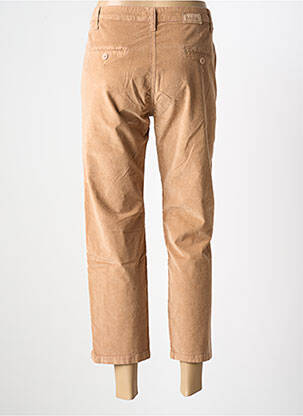 Pantalon chino închidere cu fermoar sub clapetă cu nasturi mărime normală bej PAKO LITTO femeie