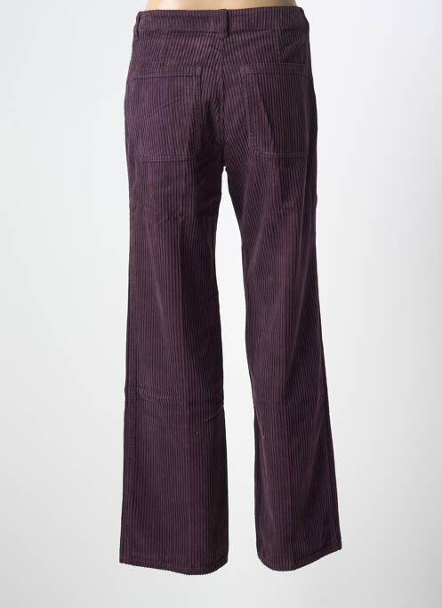 Pantalon evazat violet LAB(DIP) femeie