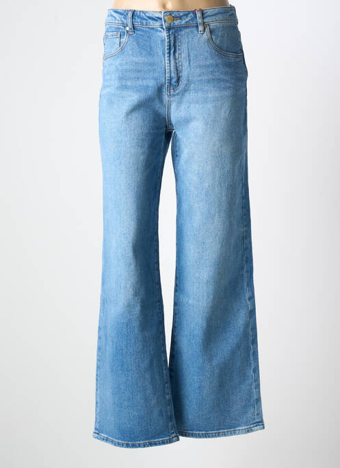 Blugi cu croială evazată albastru LA PETITE ETOILE femeie