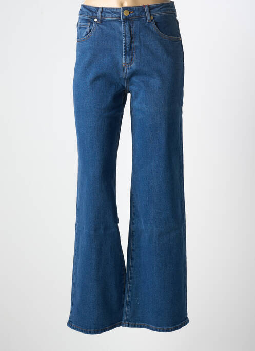 Blugi cu croială evazată albastru închis LA PETITE ETOILE femeie