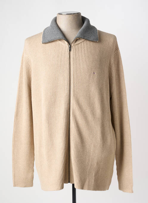 Vestă cu mâneci lungi bej EDEN PARK bărbat