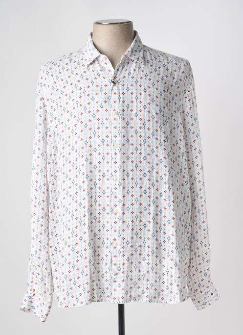 Cămașă cu mâneci lungi alb SERGE BLANCO bărbat