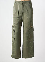 Pantalon cargo multibuzunare talie înaltă verde KAPORAL femeie