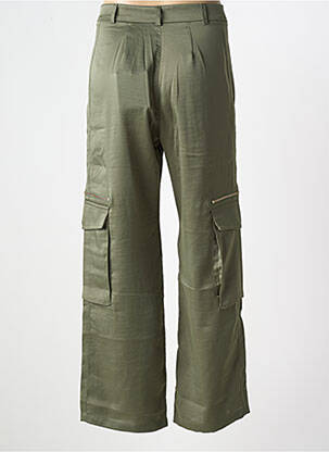 Pantalon cargo multibuzunare talie înaltă verde KAPORAL femeie
