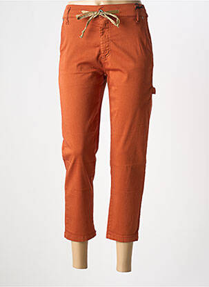 Pantalon 7/8 elasticitate mărime normală portocalie PLEASE femeie
