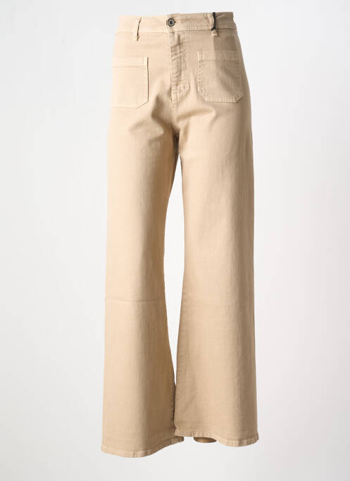Blugi cu croială largă bej PLEASE femeie