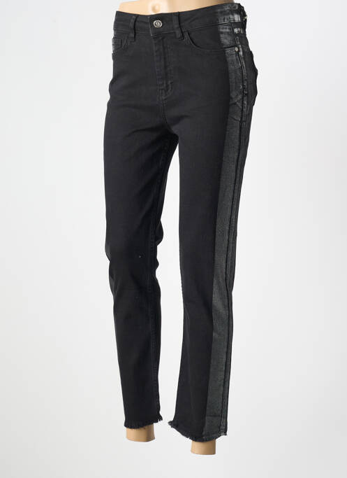 Blugi cu croială slim negru BSB femeie