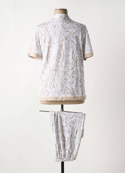 Pijama croială dreaptă bej BISBIGLI femme