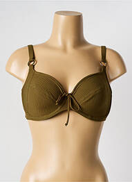 Sutien de costum de baie elasticitate sutien balconet cu decolteu înalt verde PRIMADONNA femme