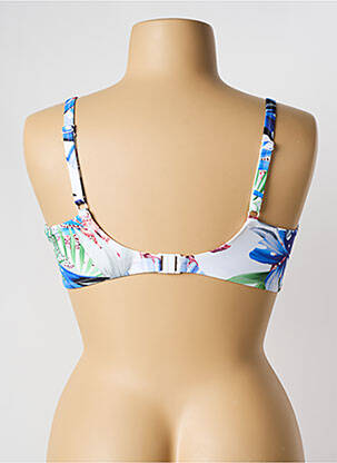 Sutien de costum de baie elasticitate sutien cupe întregi cu decolteu înalt albastru FANTASIE femeie