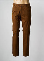 Pantalon chino elasticitate mărime normală maro MEYER homme