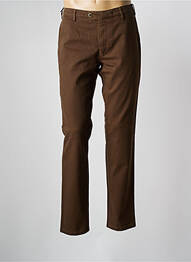 Pantalon chino țesătură melanj mărime normală maro MEYER homme
