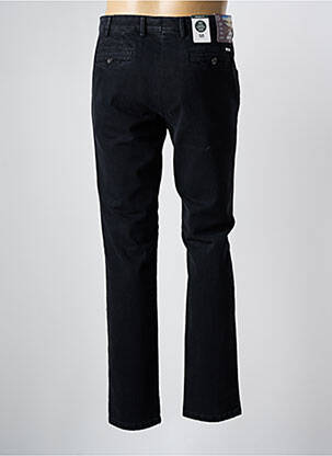 Pantalon chino elasticitate talie joasă negru MEYER bărbat