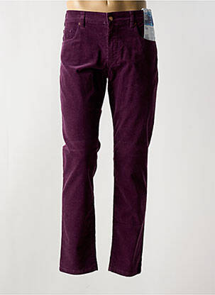 Pantalon slim țesătură catifea mărime normală violet M5 BY MEYER bărbat