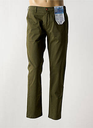 Pantalon chino elasticitate mărime normală verde M5 BY MEYER bărbat