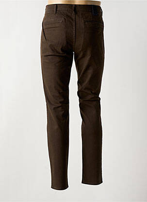 Pantalon chino țesătură melanj mărime normală maro M5 BY MEYER bărbat