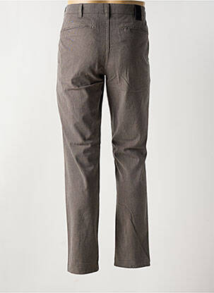 Pantalon chino țesătură melanj talie înaltă maro M5 BY MEYER bărbat