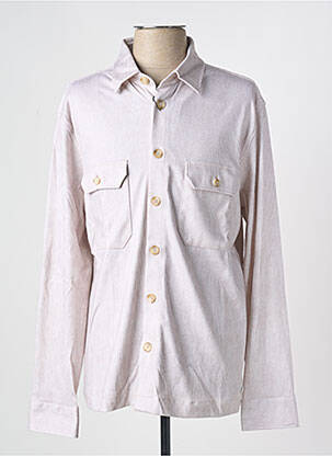 Cămașă cu mâneci lungi bej DESOTO bărbat