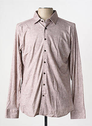 Cămașă cu mâneci lungi maro DESOTO bărbat