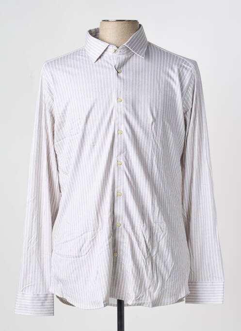 Cămașă cu mâneci lungi bej DESOTO bărbat