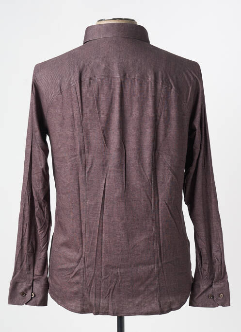 Cămașă cu mâneci lungi maro DESOTO bărbat