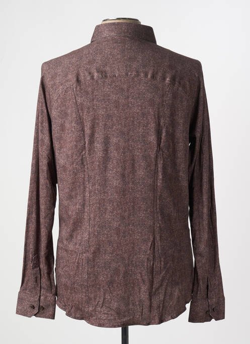 Cămașă cu mâneci lungi maro DESOTO bărbat