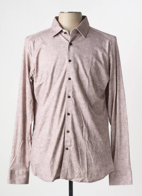 Cămașă cu mâneci lungi maro DESOTO bărbat