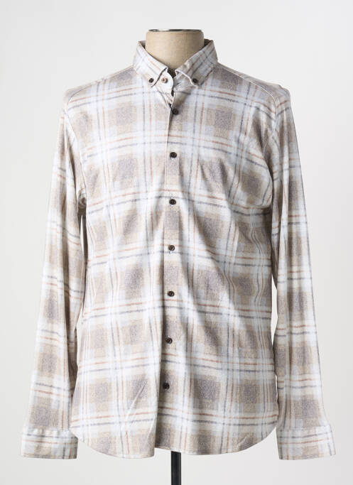 Cămașă cu mâneci lungi bej DESOTO bărbat