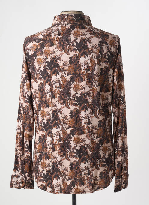 Cămașă cu mâneci lungi maro DESOTO bărbat