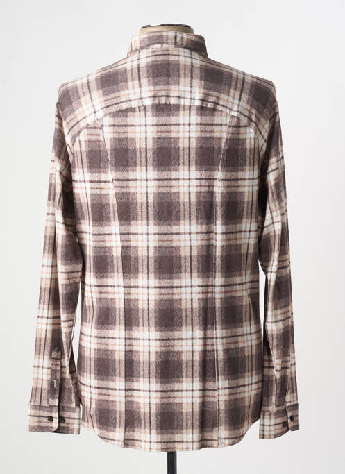 Cămașă cu mâneci lungi maro DESOTO bărbat