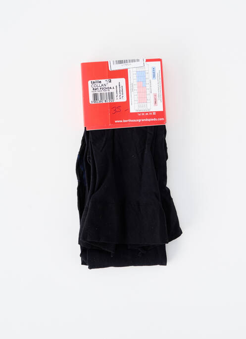 Colanți negru BERTHE AUX GRANDS PIEDS femeie