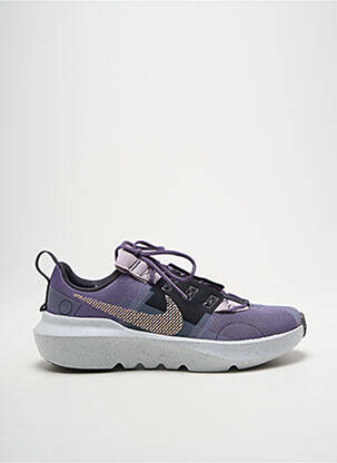 Adidași vârf rotund toc de 4 la 6 cm violet NIKE femeie