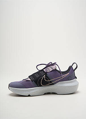 Adidași vârf rotund toc de 4 la 6 cm violet NIKE femeie