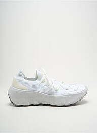 Adidași vârf rotund toc de 4 la 6 cm alb NIKE femme