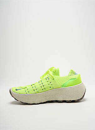 Adidași vârf rotund toc de 4 la 6 cm galben NIKE femeie