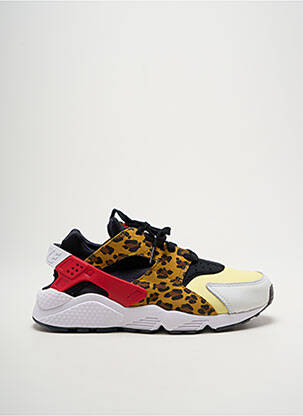 Adidași vârf rotund toc de 4 la 6 cm maro NIKE femeie