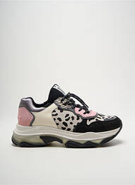 Adidași vârf rotund toc de 4 la 6 cm roz BRONX femme