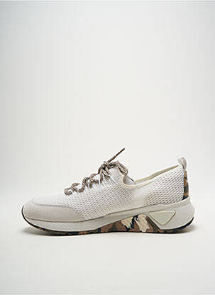Adidași material neted vârf rotund alb DIESEL bărbat