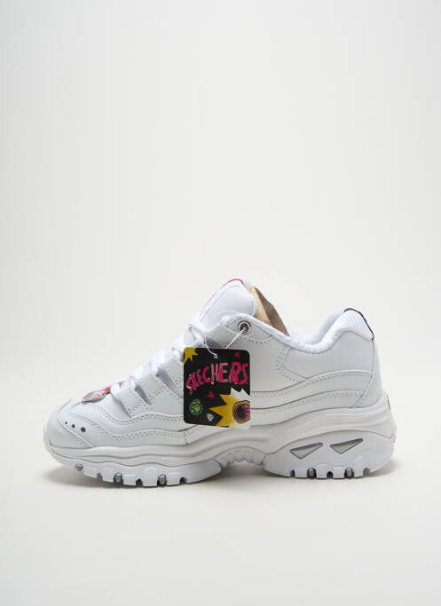 Adidași alb SKECHERS fată